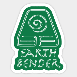 Earth Bender Sticker